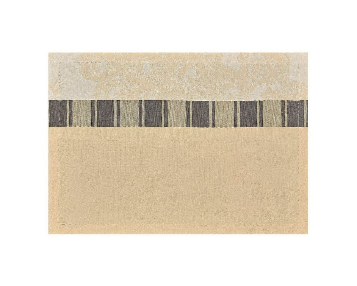 Le Jacquard Francais Platzset Tischsets (2x Set) A La Française Soie 38x54 cm, (Set, 2-St), fleckabweisend von Le Jacquard Francais