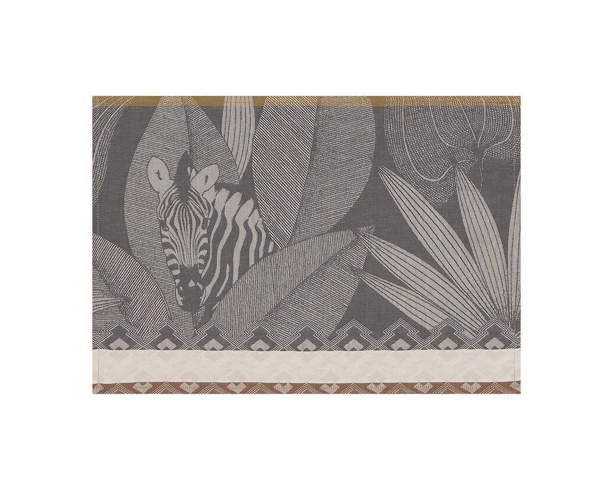 Platzset, Tischsets (2x Set) Nature Sauvage Elephant 36x50 cm, Le Jacquard Francais, (Set, 2-St), unbehandelt von Le Jacquard Francais