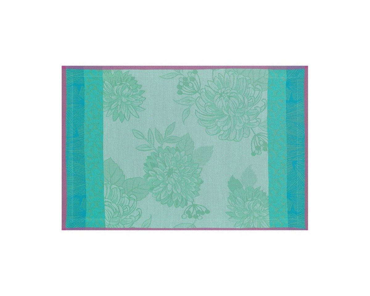 Platzset, Tischsets (2x Set) Parfums De Bagatelle Hortensia 38x54 cm, Le Jacquard Francais, (Set, 2-St), fleckabweisend von Le Jacquard Francais