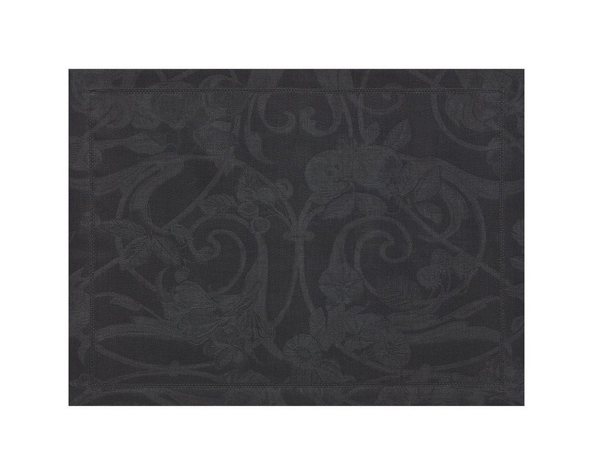 Platzset, Tischsets (2x Set) Tivoli Onyx 38x50 cm, Le Jacquard Francais, (Set, 2-St), unbehandelt von Le Jacquard Francais