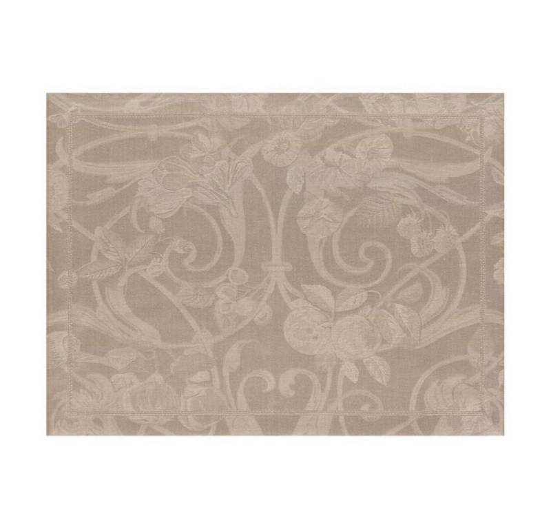 Le Jacquard Francais Platzset Tischsets (2x Set) Tivoli Poivre gris 38x50 cm, (Set, 2-St), unbehandelt von Le Jacquard Francais