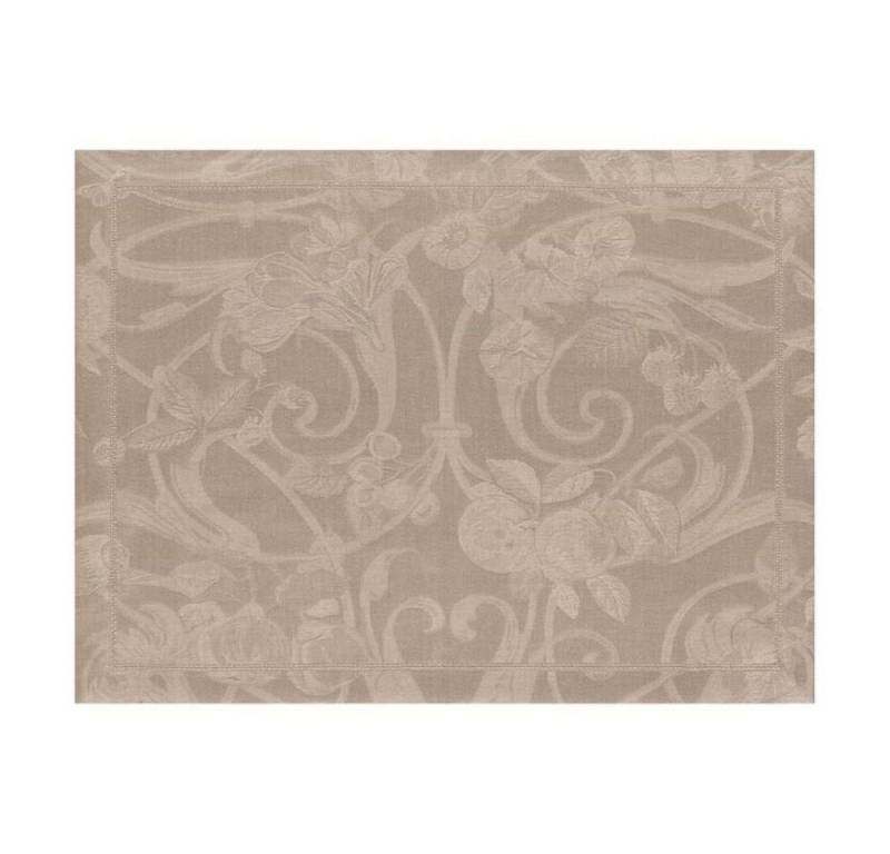 Platzset, Tischsets (2x Set) Tivoli Poivre gris 38x50 cm, Le Jacquard Francais, (Set, 2-St), unbehandelt von Le Jacquard Francais