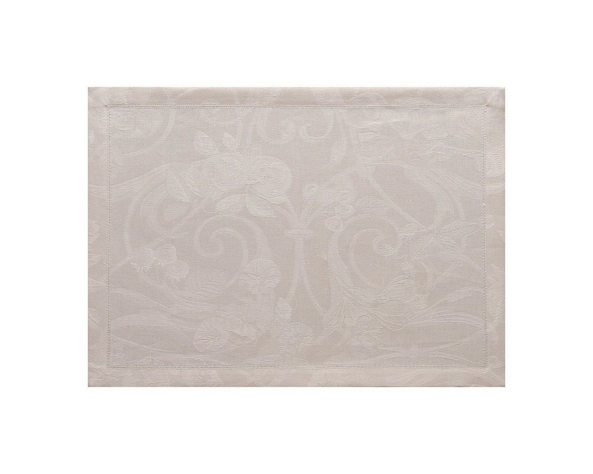 Platzset, Tischsets (2x Set) Tivoli Sabbia 38x50 cm, Le Jacquard Francais, (Set, 2-St), unbehandelt von Le Jacquard Francais