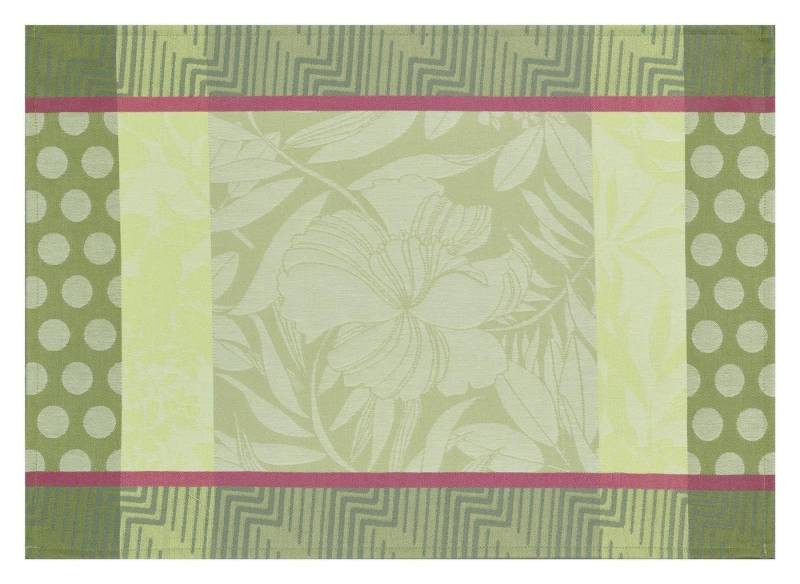 Le Jacquard Francais Platzset Tischsets (2x Set) Nature Urbaine Gazon 36x50 cm, (Set, 2-St), fleckabweisend von Le Jacquard Francais