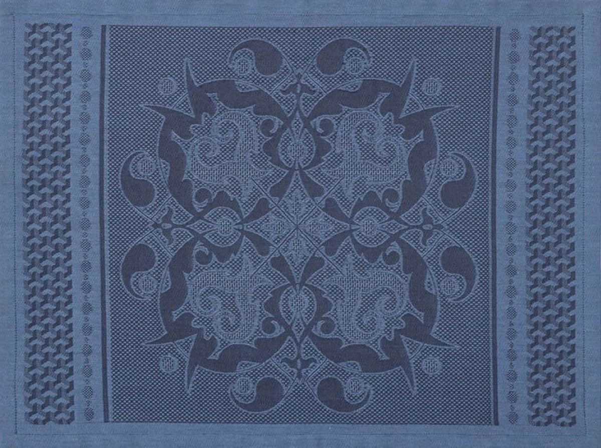 Le Jacquard Francais Platzset Tischsets (2x Set) Palais Vénitien Adriatique 36x50 cm, (Set, 2-St), unbehandelt von Le Jacquard Francais