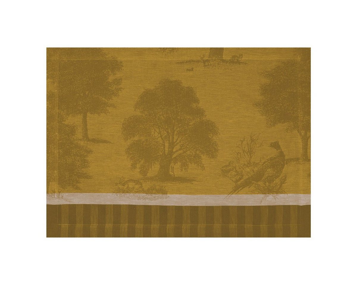 Platzset, Tischsets (2x Set) Souveraine Or 36x50 cm, Le Jacquard Francais, (Set, 2-St), fleckabweisend von Le Jacquard Francais