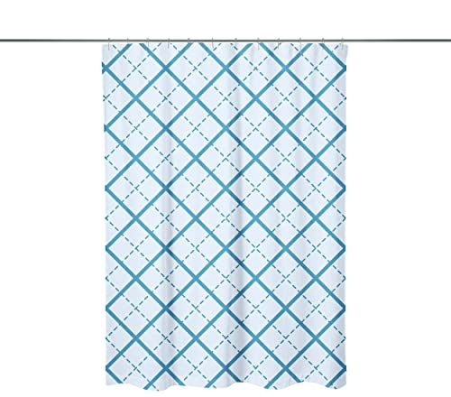 Le Jardin du Lin Digital Gedruckter Duschvorhang, Polyester, Blue, 140 x 200 Cm Le Jardin du Lin Digital Gedruckter Duschvorhang, Polyester, Blue, 140 x 200 Cm von Bonamaison