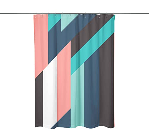 Le Jardin du Lin Digital Gedruckter Duschvorhang, Polyester, Blue, 140 x 200 Cm Le Jardin du Lin Digital Gedruckter Duschvorhang, Polyester, Blue, 140 x 200 Cm von Bonamaison