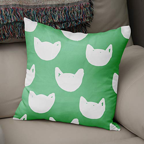 Le Jardin du Lin Kissen Zierkissenbezug Kissenbezug, Benzin Grün & Weiß Dekoration, Für Zuhause Autos Büro Sofa Wohnzimmer Couch Schlafzimmer Dekor, 50x50 Cm - Entworfen und hergestellt in der Türkei Le Jardin du Lin Kissen Zierkissenbezug Kissenbezug, Benzin Grün & Weiß Dekoration, Für Zuhause Autos Büro Sofa Wohnzimmer Couch Schlafzimmer Dekor, 50x50 Cm - Entworfen und hergestellt in der Türkei von Bonamaison