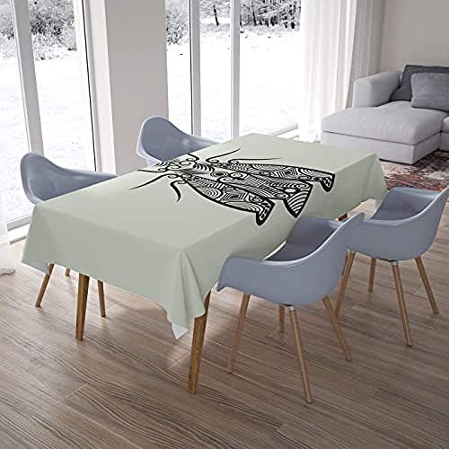 Le Jardin du Lin Kitchen Decoration, Tablecloth, 140cm x 200cm - Designed and Manufactured in Turkey von Le Jardin du Lin