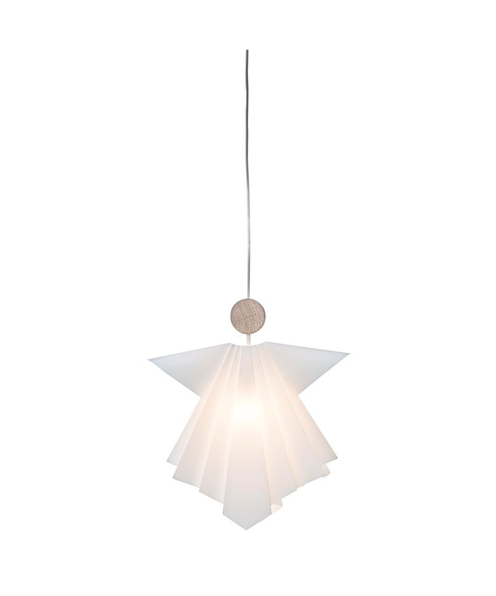 Le Klint - Angel Uriel Small White/Light Oak von Le Klint