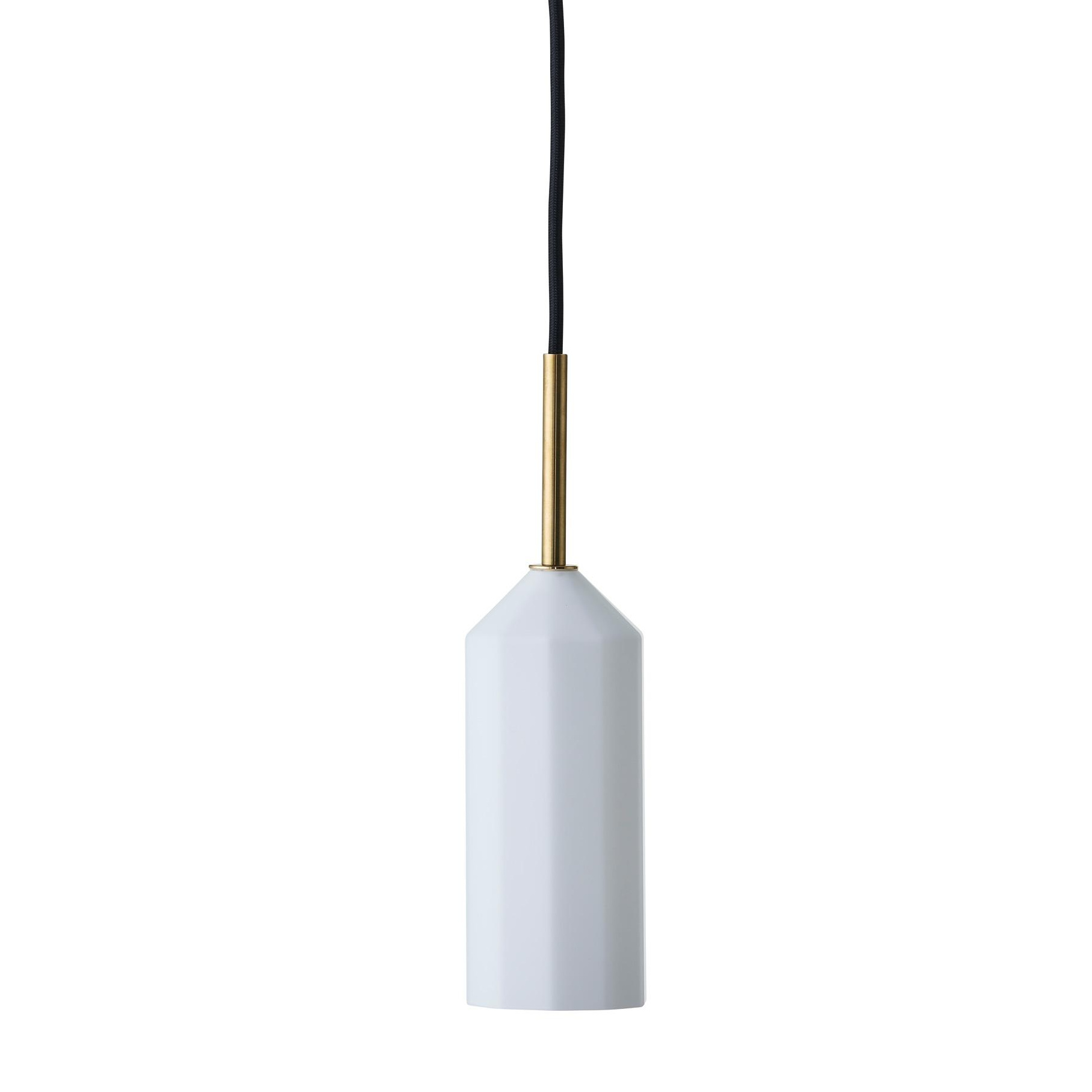 Le Klint - Pliverre 191 Pendelleuchte - opal/H 30cm / Ø 8,5cm/Kabel schwarz von Le Klint