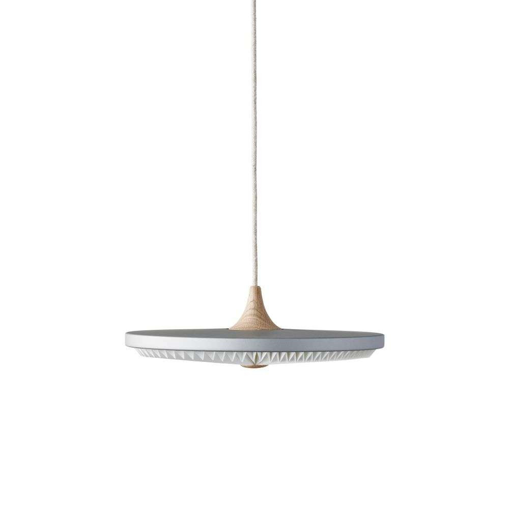 Le Klint - Soleil Pendelleuchte S Paper Dimmable Silver Cloud von Le Klint