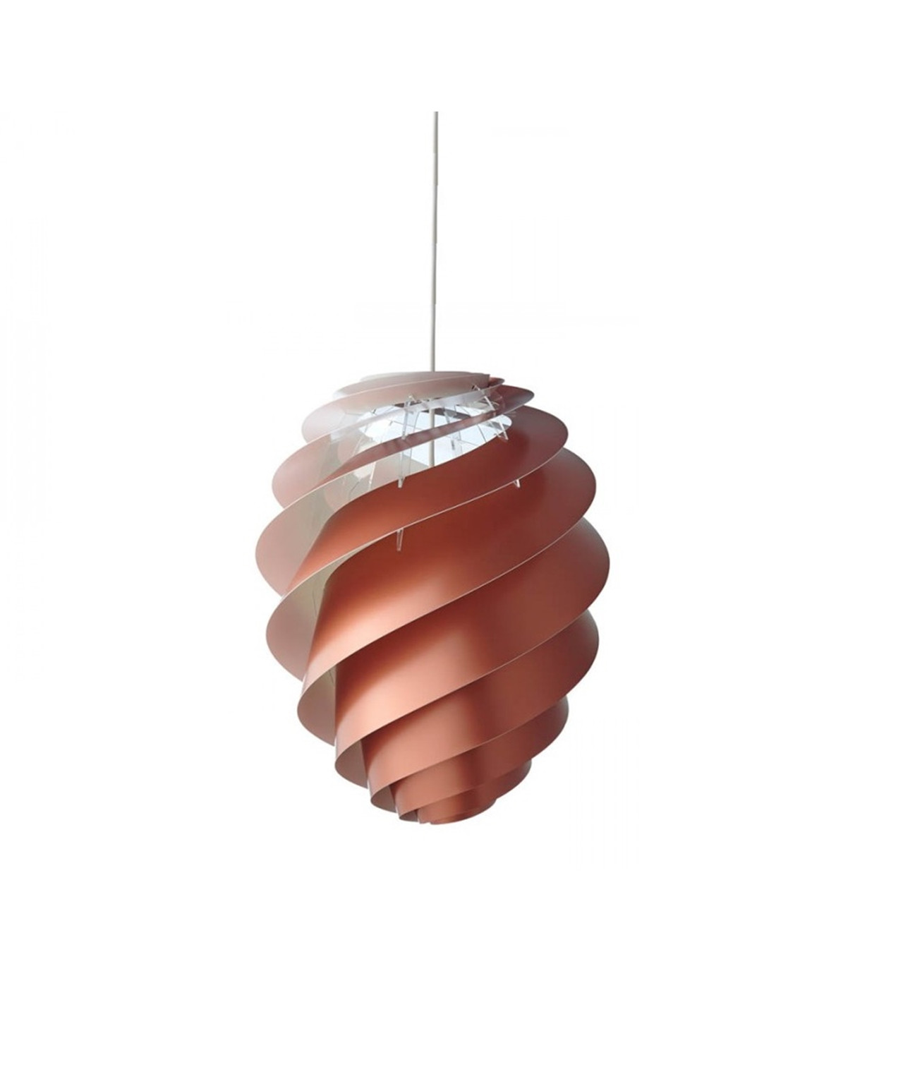 Le Klint - Swirl 2 Pendelleuchte Small Kupfer von Le Klint