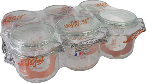 Le Parfait 1978004 Terrine, 750 ml, 10 cm (Durchmesser), 6-teiliges Set von Le Parfait