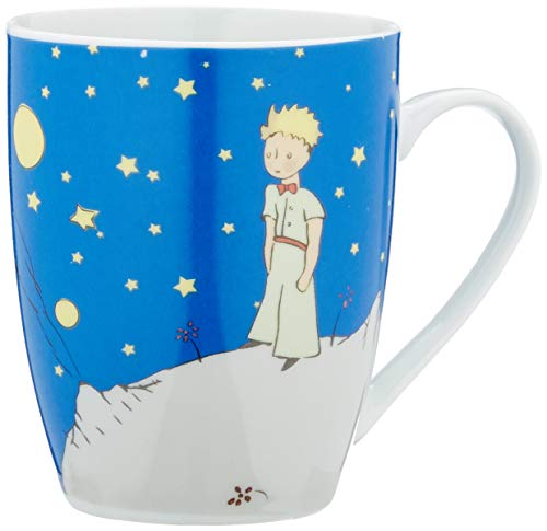 Le Petit Prince Tasse LPP mit Sternen, Keramik, Blau, 9 cm von Le Petit Prince