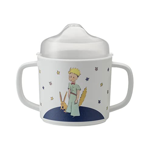 Le Petit Prince Tasse mit zwei Griffen, rutschfest, mit abnehmbarem Ausguss, Melamin, 160 ml von Le Petit Prince