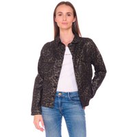 Le Temps Des Cerises Jeansjacke "Jeansjacke" mit angesagter Leo-Optik Le Temps Des Cerises Jeansjacke "Jeansjacke" mit angesagter Leo-Optik von Le Temps Des Cerises