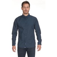 Le Temps Des Cerises Langarmhemd "GISOR" mit dezentem Alloverprint Le Temps Des Cerises Langarmhemd "GISOR" mit dezentem Alloverprint von Le Temps Des Cerises