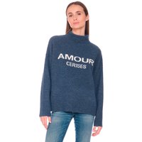 Le Temps Des Cerises Rollkragenpullover "DARRY", mit AMOUR CERISES-Schriftzug von Le Temps Des Cerises