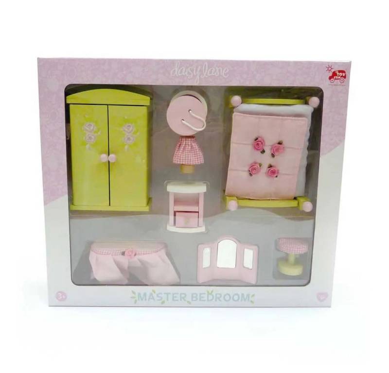 Le Toy Van Schlafzimmer-Set Le Toy Van Puppenhaus Zubehör Schlafzimmer Daisy Lane von Le Toy Van