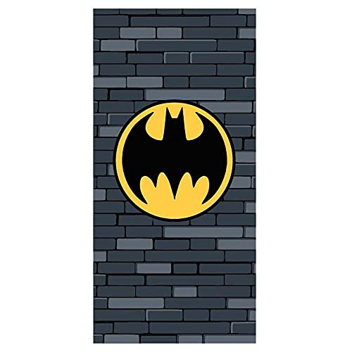 Batman Handtuch aus Polyester mit hoher Absorption, 70 x 140 cm von Le fantasie di casa