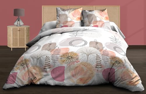 Le linge de Jules Bettwäsche + Spannbettlaken 160 x 200 cm + 2 T – Reine Baumwolle 57 Fäden – Aquarell, Rosa Le linge de Jules Bettwäsche + Spannbettlaken 160 x 200 cm + 2 T – Reine Baumwolle 57 Fäden – Aquarell, Rosa von Le linge de Jules
