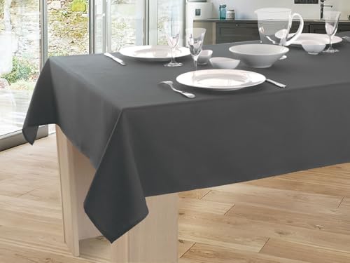 Le linge de Jules Tischdecke, einfarbig, schmutzabweisend, Anthrazit, rechteckig, 150 x 240 cm Le linge de Jules Tischdecke, einfarbig, schmutzabweisend, Anthrazit, rechteckig, 150 x 240 cm von Le linge de Jules