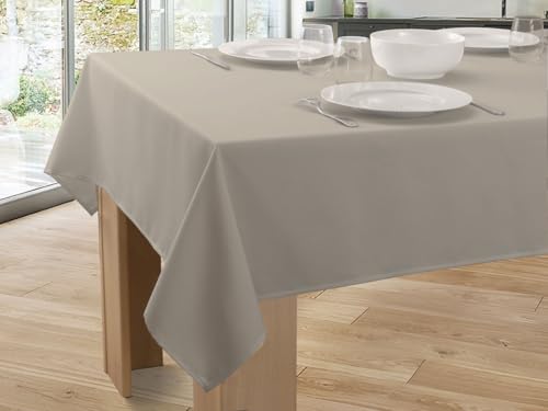 Le linge de Jules Tischdecke, schmutzabweisend, einfarbig, Bindfäden, rechteckig, 150 x 240 cm von Le linge de Jules