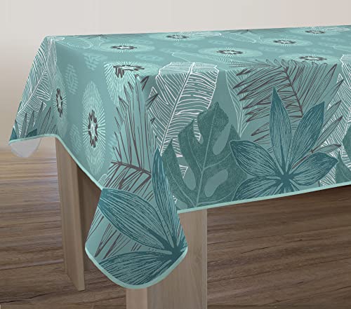 Tischdecke Fleckabweisende Celadon - Rechteckig 150 x 200 cm von Le linge de Jules