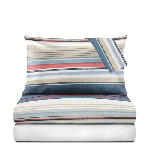 Le vie del cotone, Brest Bettwäsche-Set für Doppelbett, Reine Baumwolle von Le vie del Cotone