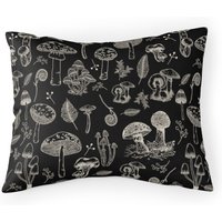 Pilz Kissen Sham | 2 Größen Cottagecore Goblinkern Dark Academia Dunkler Waldkern Vintage-Design von LeBrazen