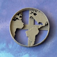 Ausstechform Erde. Weltraum. Planet. Weltraum-Keksform. Erd-Keksform von LeCuisinier