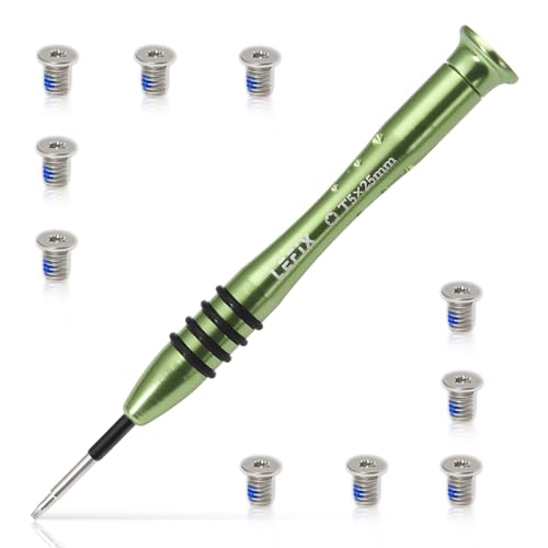 8 Stück M2.5 x 4 Schrauben T5 Torx kompatibel mit DELL XPS 17 9700 9710 9720|Precision 5750 5760 5770 Base Unterseite - Silber - T5 Schraubenzieher inklusive von LeFix