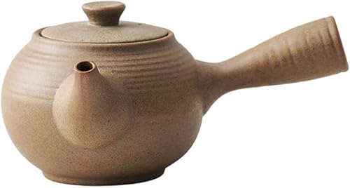 Kyusu Teebereiter Chinesische Japanische Teekanne mit Seitengriff Keramik Teekanne Porzellan Wasserkocher für Losen Tee Büro Home Restaurant Teetrinker von LeGDOr