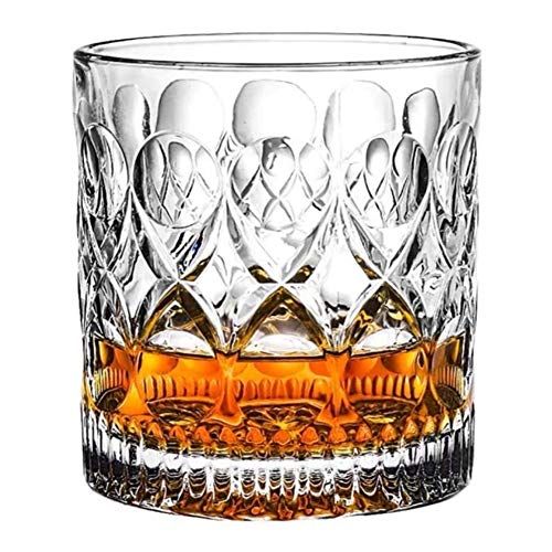 LeGDOr Flaschenregal Weinregal Weinglashalter Wodka Cup Barware Old Fashion Gravierter Diamant Kristallklares Whiskyglas Tumbler Hotel Restaurant Wassergläser (Farbe: #5) von LeGDOr