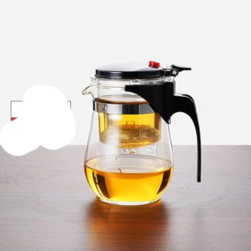 Teekanne aus Glas mit Infuser Liner Filter Glas Teekocher Büro Kochen Teegeschirr Set Teekanne Wasserkocher Heiße hitzebeständige Teekanne aus Glas von LeGDOr