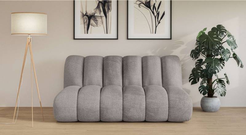 LeGer Home by Lena Gercke 2,5-Sitzer Priya Designersofa, moderne Steppung, auch in Bouclé, gemütlich und modern, B/T/H: 185/108/84 cm von LeGer Home by Lena Gercke
