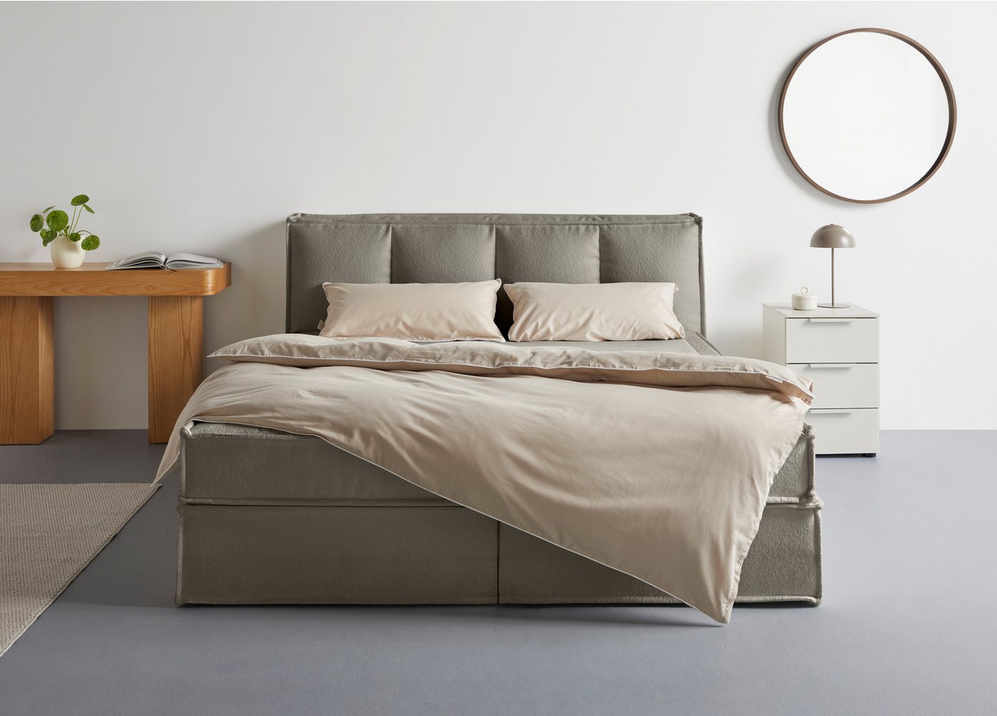 LeGer Home by Lena Gercke Boxspringbett Addyson (Härtegrade H2, H3 und H4 wählbar), Boxspringbett inkl. Topper, 2 Matratzen von LeGer Home by Lena Gercke