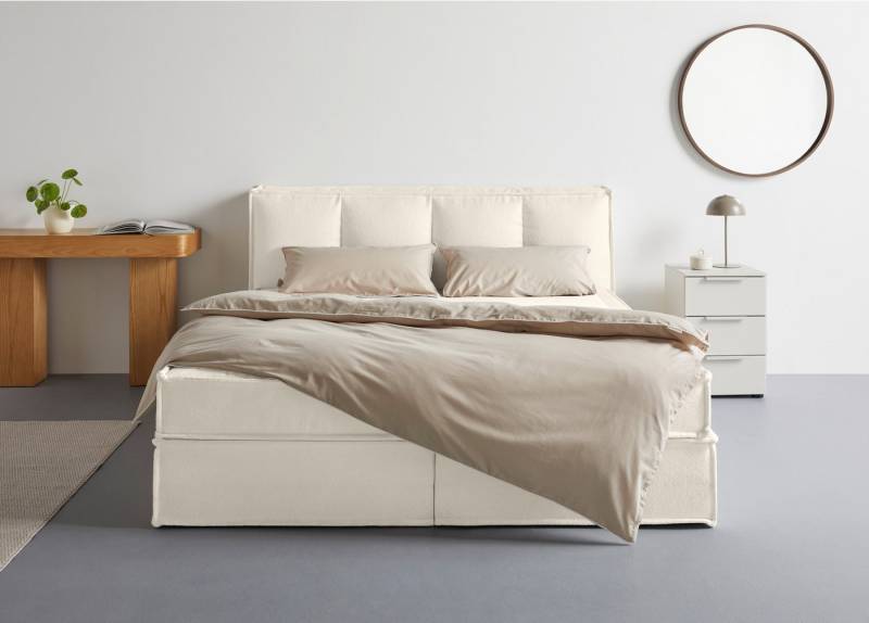 LeGer Home by Lena Gercke Boxspringbett Addyson (Härtegrade H2, H3 und H4 wählbar), Boxspringbett inkl. Topper, 2 Matratzen von LeGer Home by Lena Gercke