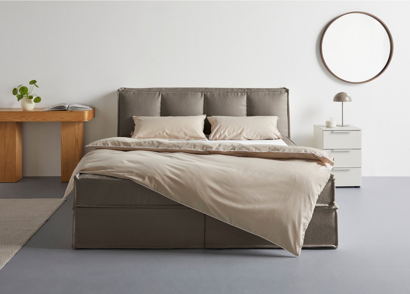 LeGer Home by Lena Gercke Boxspringbett Addyson (Härtegrade H2, H3 und H4 wählbar), Boxspringbett inkl. Topper, 2 Matratzen von LeGer Home by Lena Gercke