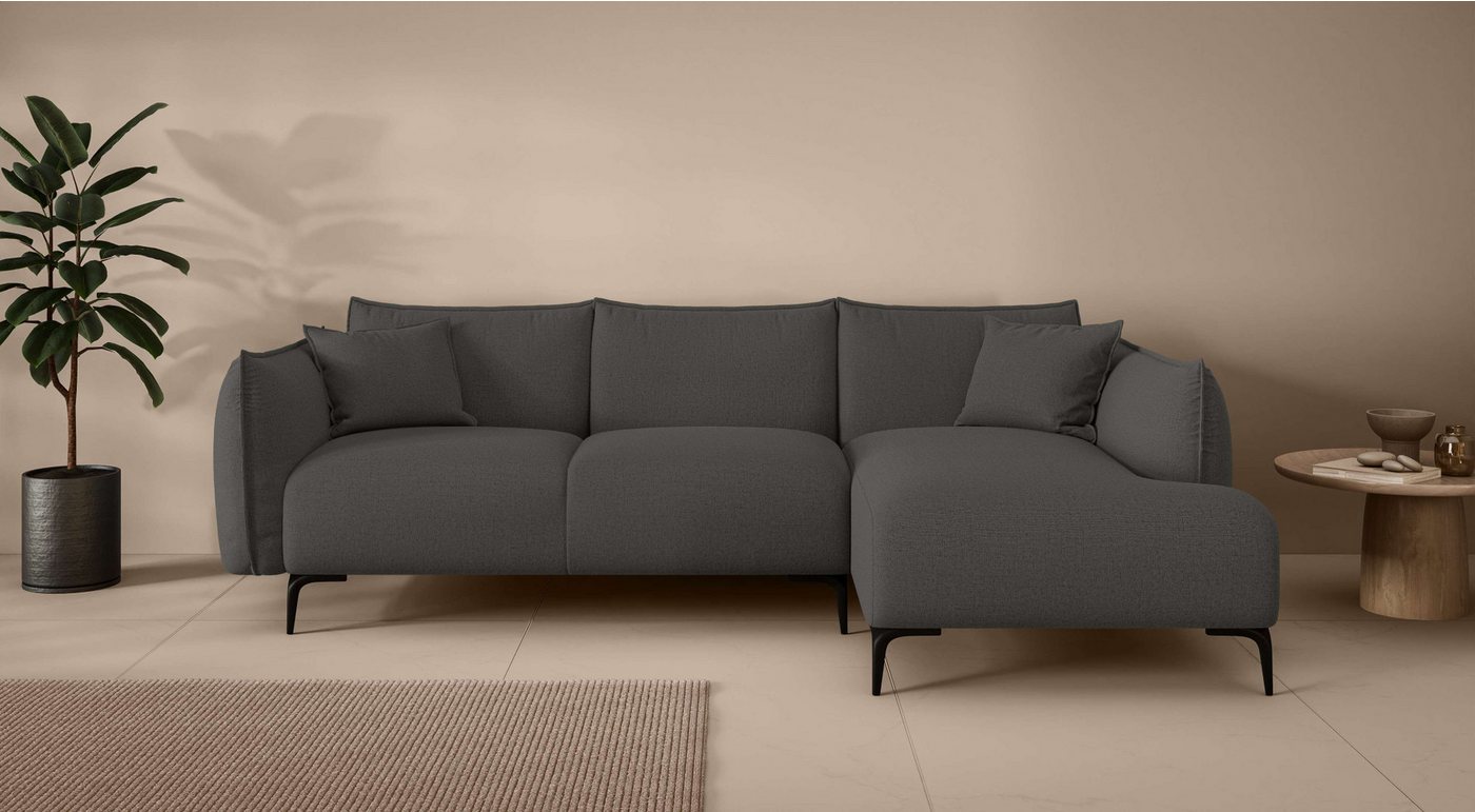 LeGer Home by Lena Gercke Ecksofa Adelita mit Ottomane links oder rechts bestellbar, B/H/T 270/97/168, L-Form mit Wellenunterfederung, enthält 2 Zierkissen LeGer Home by Lena Gercke Ecksofa Adelita mit Ottomane links oder rechts bestellbar, B/H/T 270/97/168, L-Form mit Wellenunterfederung, enthält 2 Zierkissen von LeGer Home by Lena Gercke