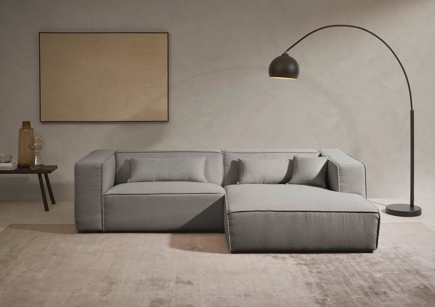 LeGer Home by Lena Gercke Ecksofa PIARA mit Kedernaht in Cord oder Leinenoptik, moderne Couch in L-Form, wahlweise Ottomane rechts/links, schwarze Füße, bequemer Sitzkomfort LeGer Home by Lena Gercke Ecksofa PIARA mit Kedernaht in Cord oder Leinenoptik, moderne Couch in L-Form, wahlweise Ottomane rechts/links, schwarze Füße, bequemer Sitzkomfort von LeGer Home by Lena Gercke