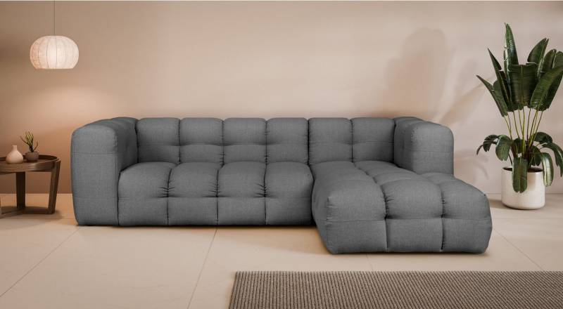 LeGer Home by Lena Gercke Ecksofa TALISHA L-Form Designersofa, moderne Steppung, B/T/H: 276/178/75 cm, aufwendig gepolstert, hoher Sitzkomfort von LeGer Home by Lena Gercke