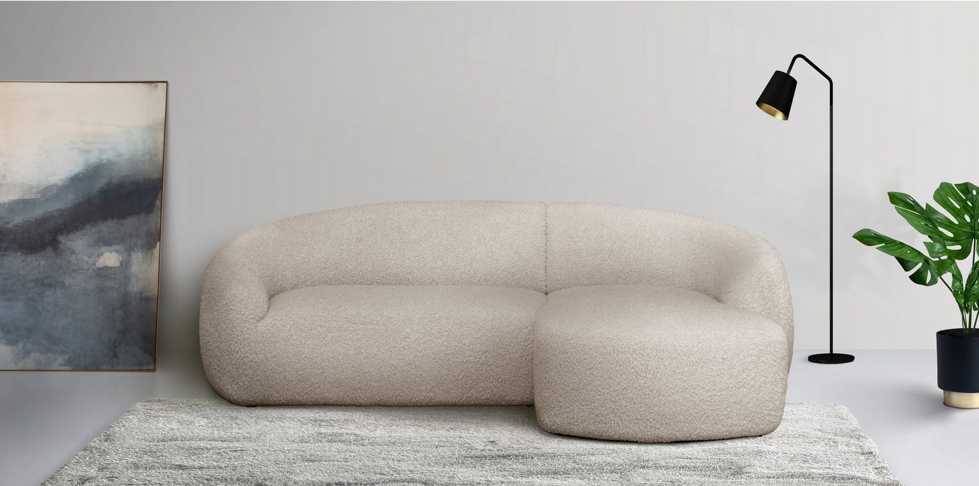 LeGer Home by Lena Gercke Ecksofa Yani L-Form, organische Form, auch in Bouclé von LeGer Home by Lena Gercke