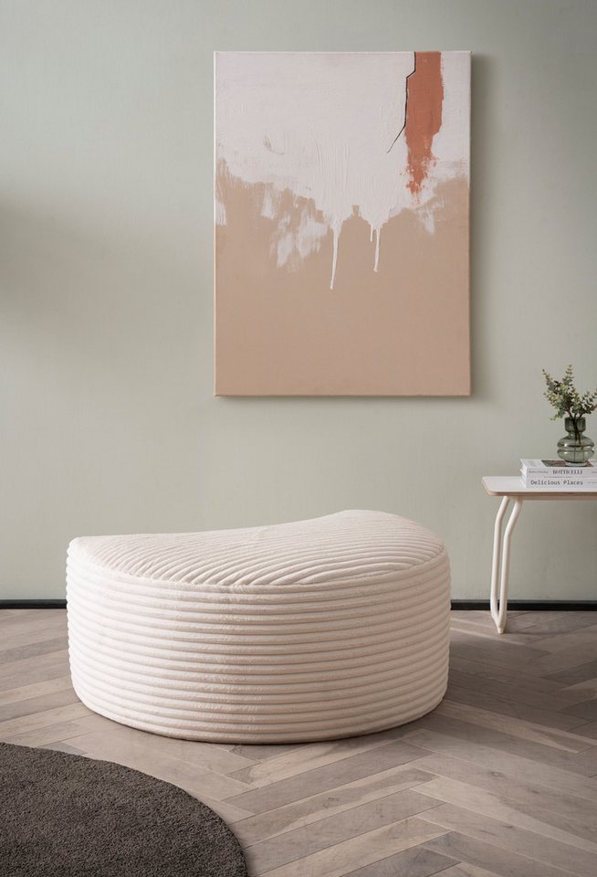 LeGer Home by Lena Gercke Hocker Isalie, in modernen Farben und verschiedenen Stoffen, gepolstert, kombinierbar mit XXL-Sessel ISALIE von LeGer Home by Lena Gercke