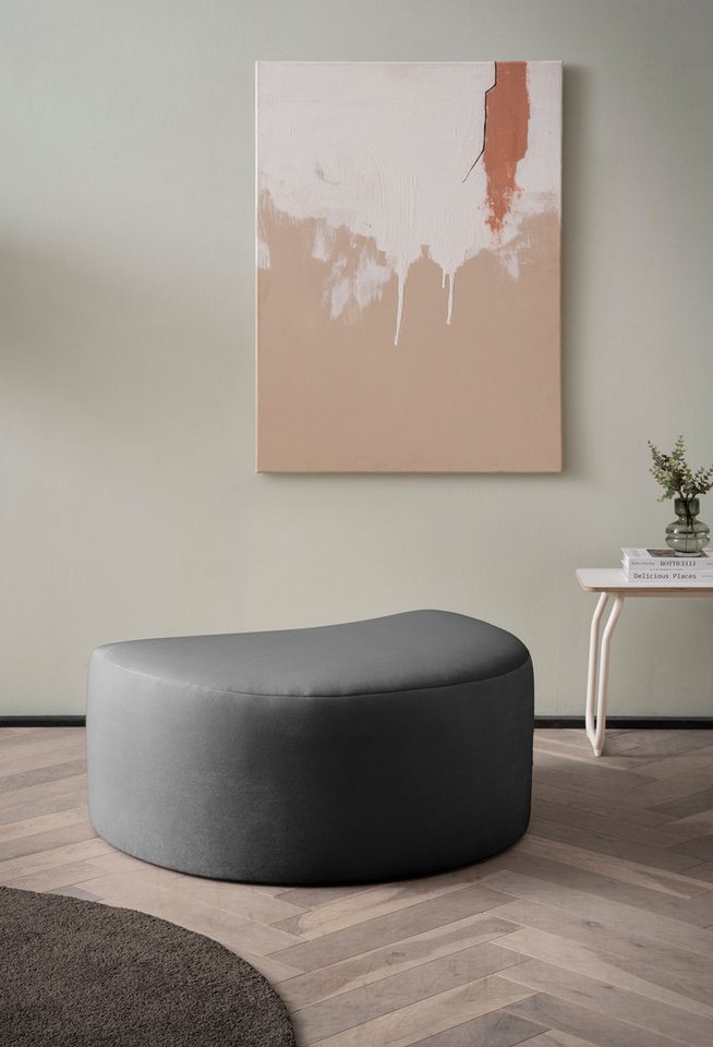 LeGer Home by Lena Gercke Hocker Isalie, in modernen Farben und verschiedenen Stoffen, gepolstert, kombinierbar mit XXL-Sessel ISALIE von LeGer Home by Lena Gercke
