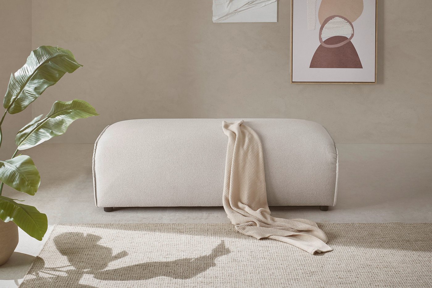 LeGer Home by Lena Gercke Hocker PIARA, Polsterhocker mit Kedernaht in Cord oder Leinenoptik, zur Serie PIARA, rechteckig, schwarze Füße, bequemer Sitzkomfort LeGer Home by Lena Gercke Hocker PIARA, Polsterhocker mit Kedernaht in Cord oder Leinenoptik, zur Serie PIARA, rechteckig, schwarze Füße, bequemer Sitzkomfort von LeGer Home by Lena Gercke