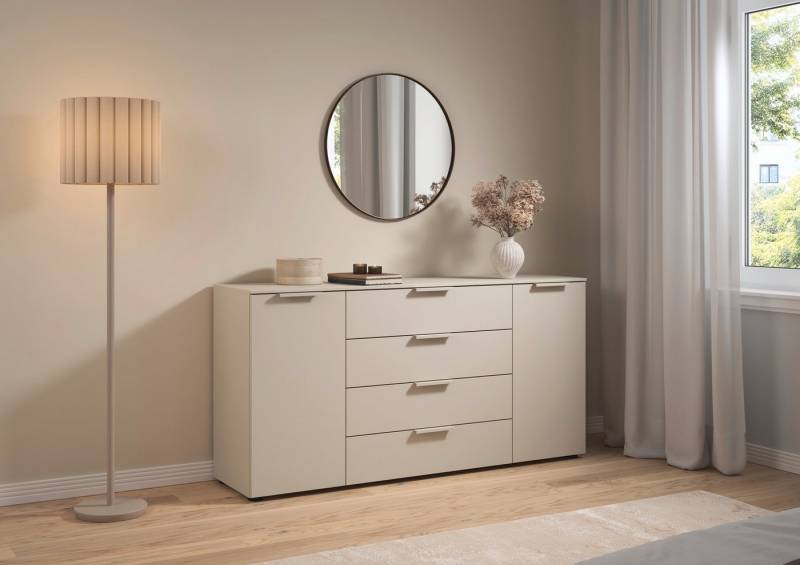 LeGer Home by Lena Gercke Kommode Kommode Sideboard Schubladenkommode SERINA eleganter Eyecatcher, mit 4 Schubkästen und 2 Türen sowie Metallgriffen MADE IN GERMANY von LeGer Home by Lena Gercke