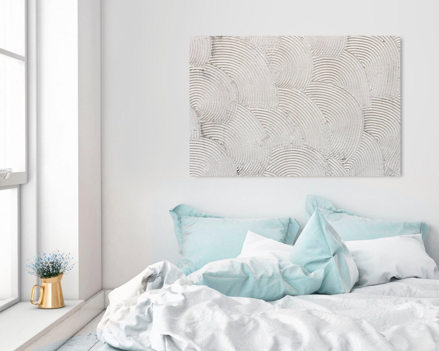 LeGer Home by Lena Gercke Leinwandbild Sundowner, Abstrakt, Abstrakte, Kunst, Modern, Wüste, klassische Fantasie (1 St), Premium-Leinwandstoff, Handarbeit aus Deutschland von LeGer Home by Lena Gercke